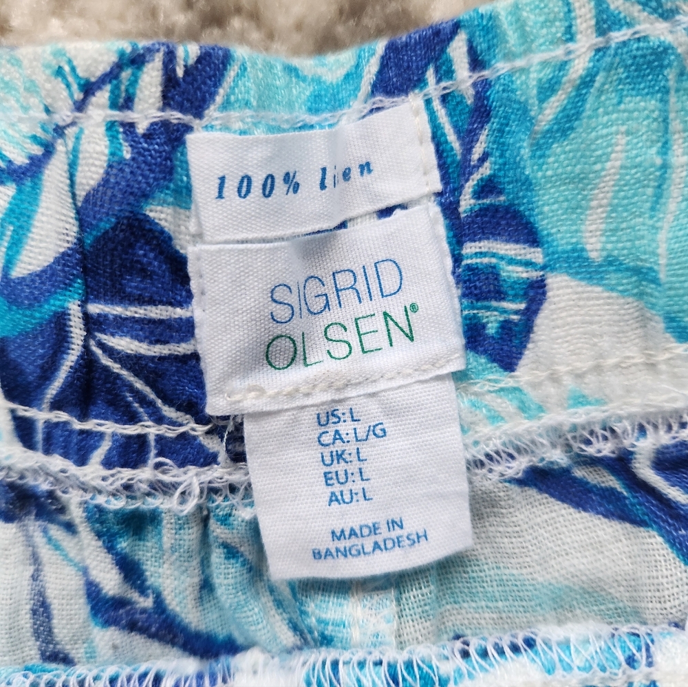 Sigrid Olsen Linen Pants- NWT - Picture 2 of 3